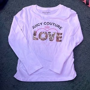 Juicy couture long sleeve T-shirt with sequence
